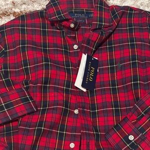 Polo by Ralph Lauren Men's Vibrant Red Check Shirt